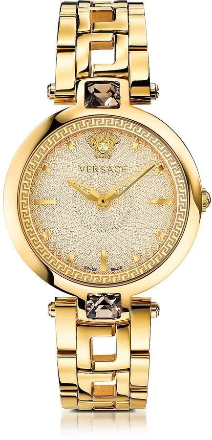 gold watch versace|versace watches for women.